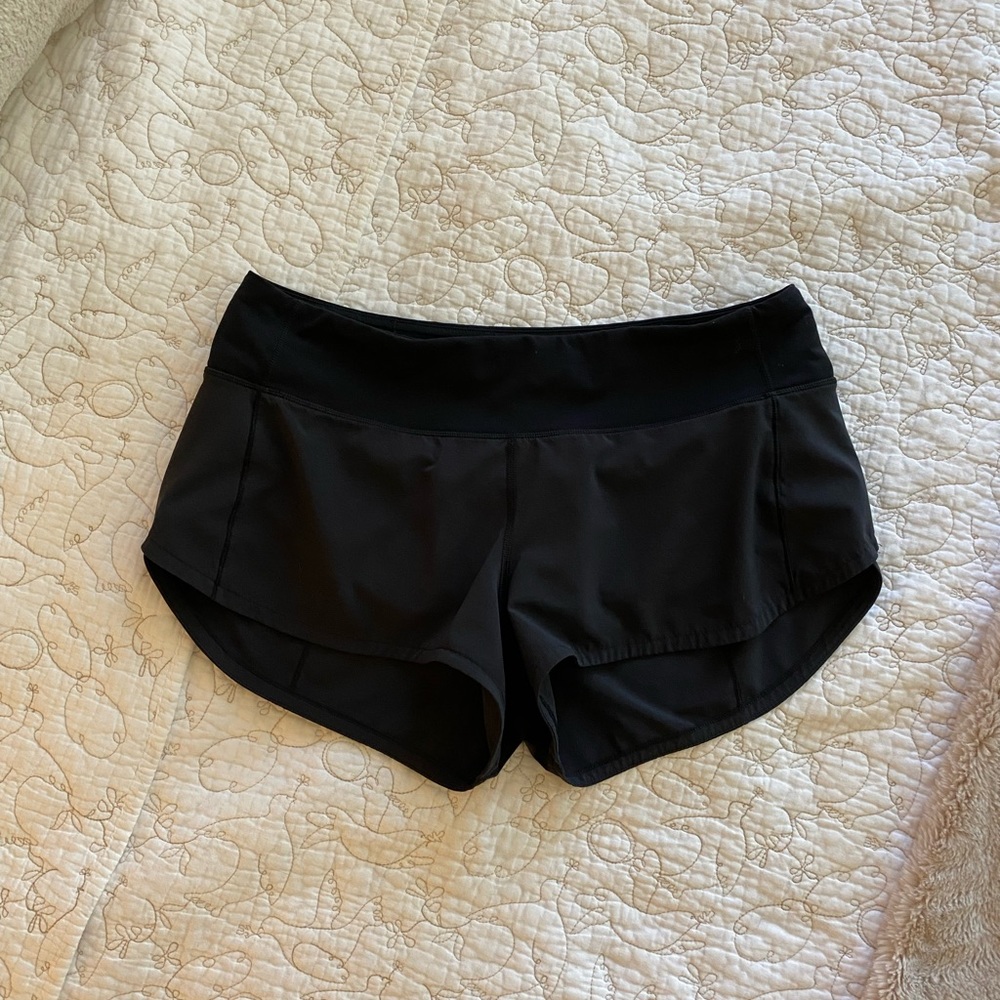 Speed Up Lowrise Lined Short 2.5” in Black from Lululemon
